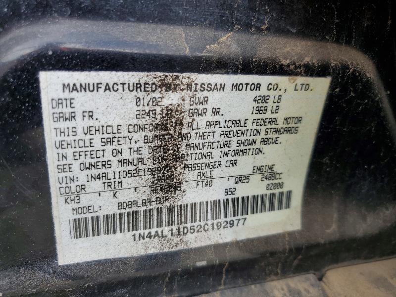 2002 Nissan Altima 2.5