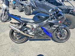 Salvage cars for sale from Copart Colton, CA: 2004 Yamaha YZFR6 L