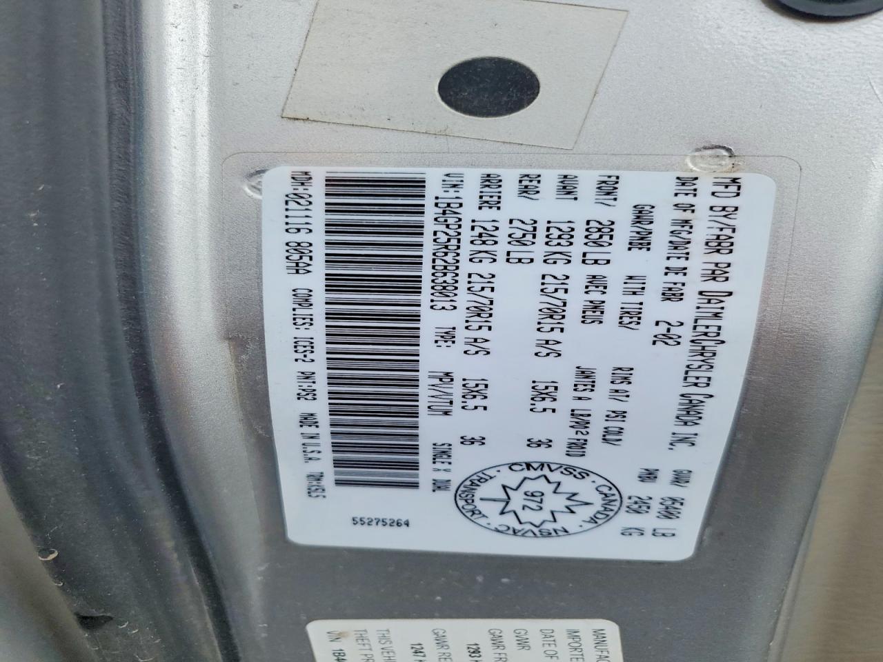 2002 Dodge Caravan se