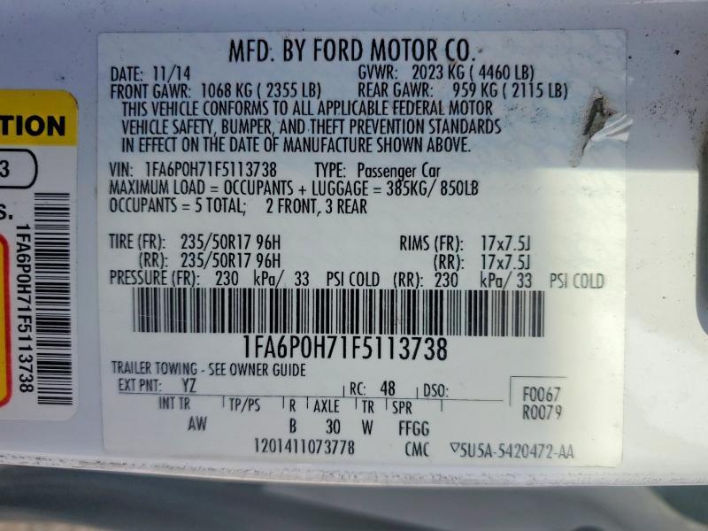 2015 Ford Fusion se