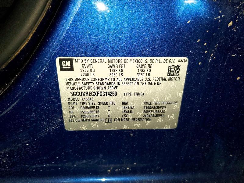 2015 Chevrolet Silverado K1500 LT