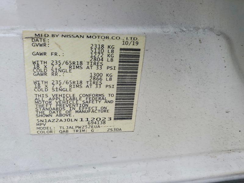 2020 Nissan Murano s