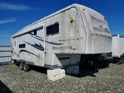 Salvage trucks for sale at American Canyon, CA auction: 2006 Holiday Presidential Camper