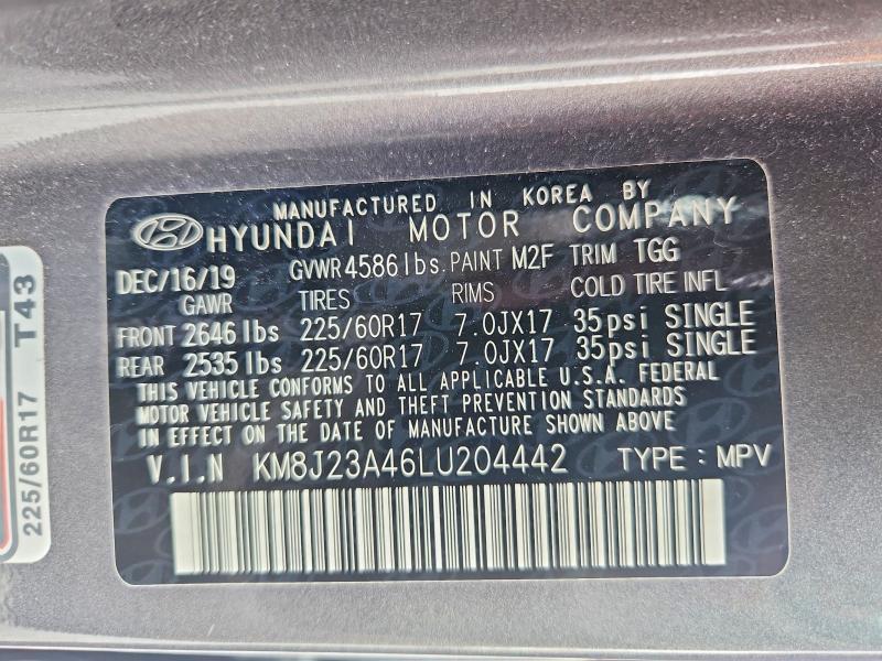 2020 Hyundai Tucson se
