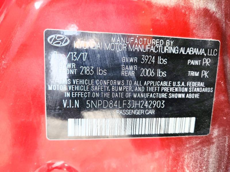 2018 Hyundai Elantra sel