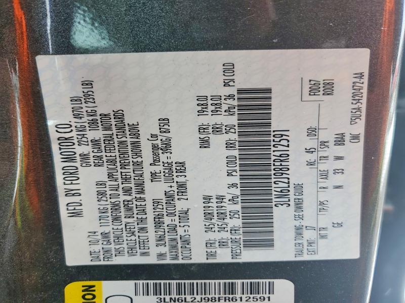 2015 Lincoln Townhouse MKZ