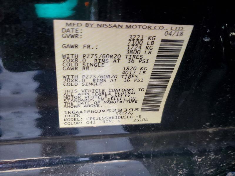 2018 Nissan Titan SV