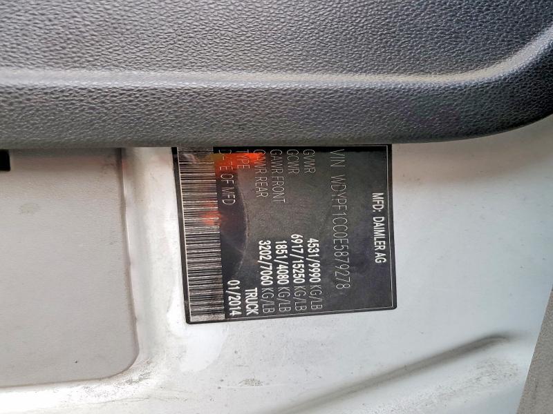 2014 Freightliner Sprinter 3500 High Roof Delivery van