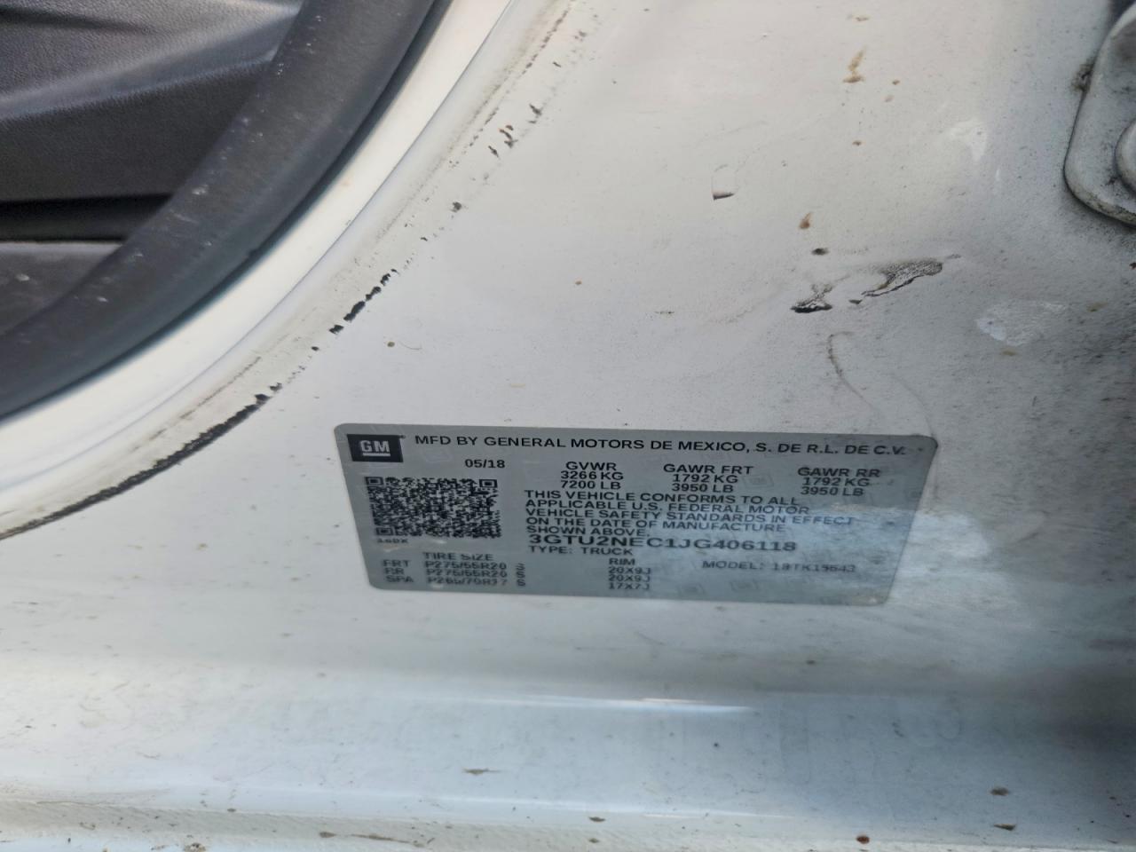 2018 GMC Sierra K1500 SLT