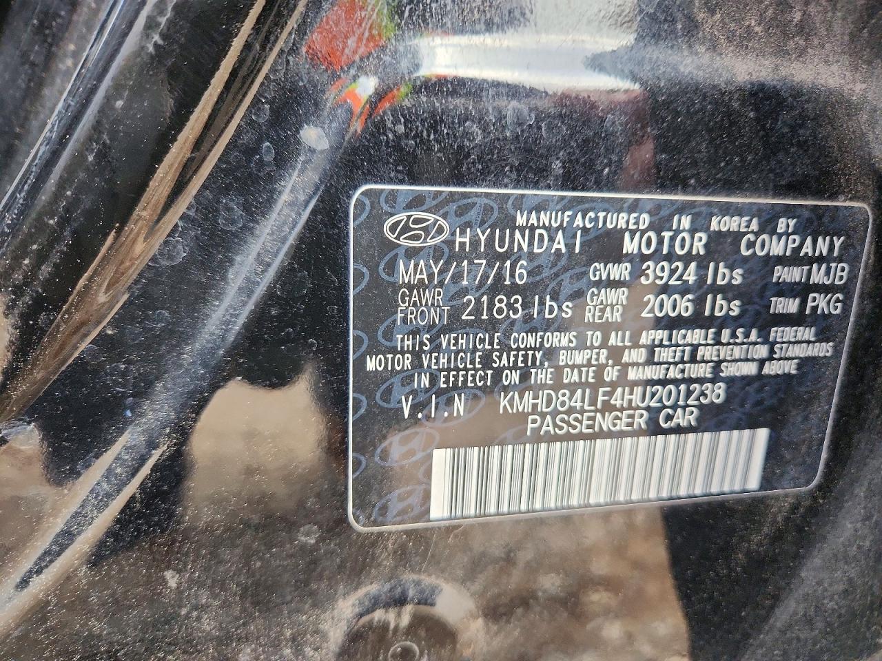 2017 Hyundai Elantra se