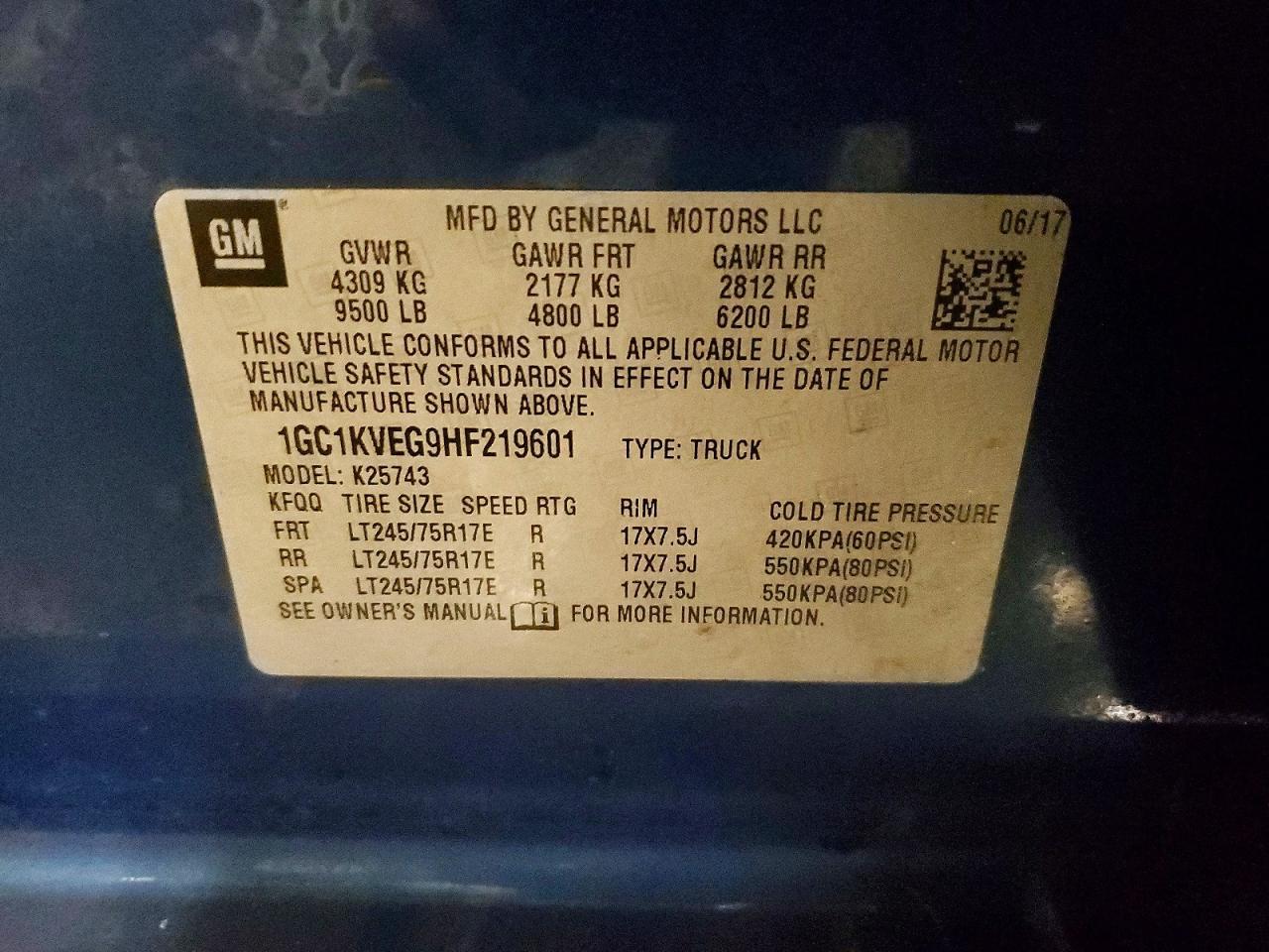 2017 Chevrolet Silverado K2500 Heavy Duty LT