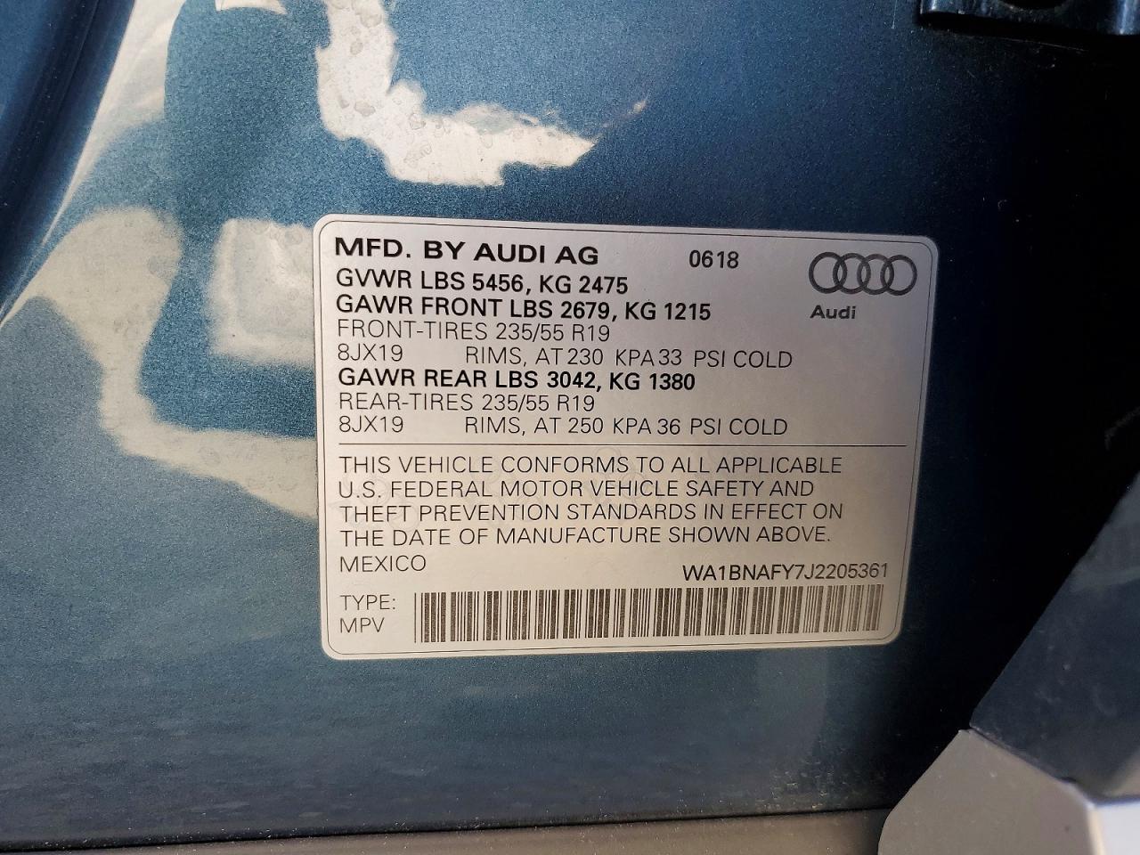 2018 Audi Q5 Premium Plus