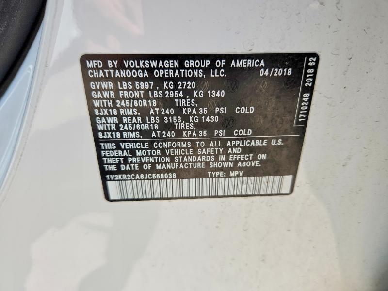 2018 Volkswagen Atlas se