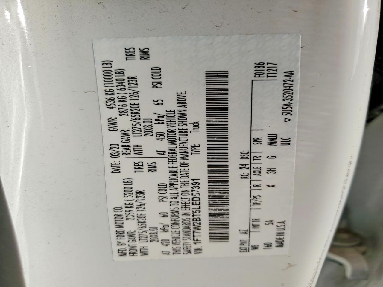 2020 Ford F250 Super Duty