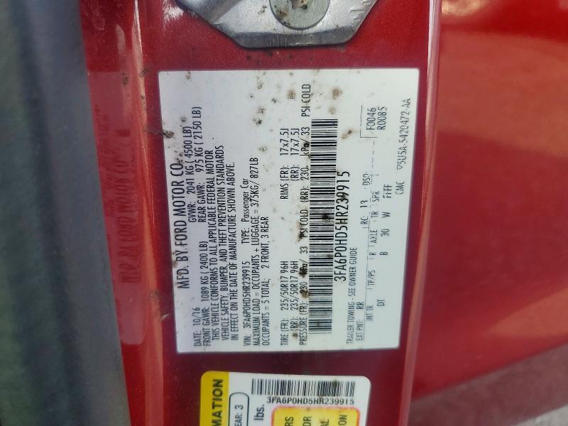 2017 Ford Fusion se