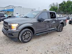 Salvage trucks for sale at Opa Locka, FL auction: 2018 Ford F150 Supercrew