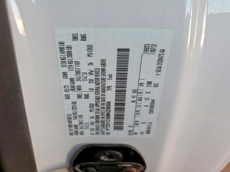 2021 Ford F150 Super Cab