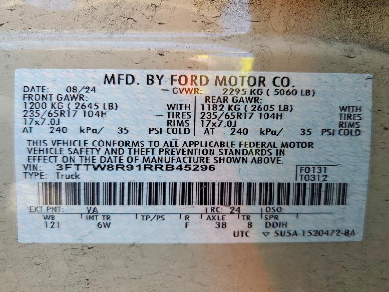 2024 Ford Maverick Lariat Tremor