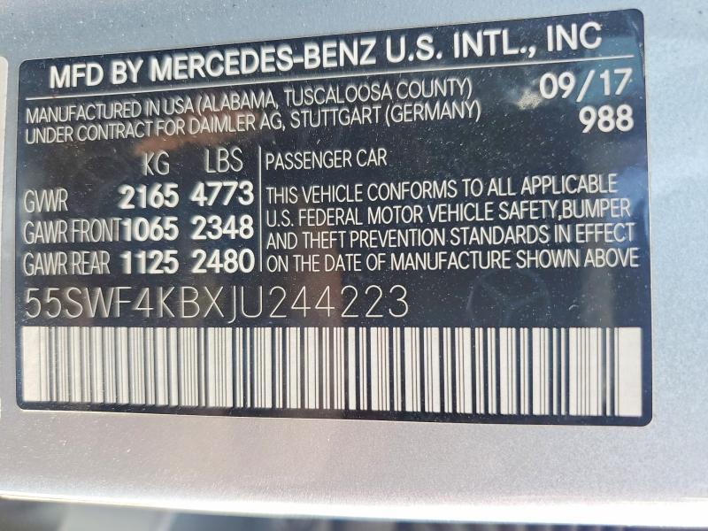 2018 Mercedes-Benz C 300 4matic