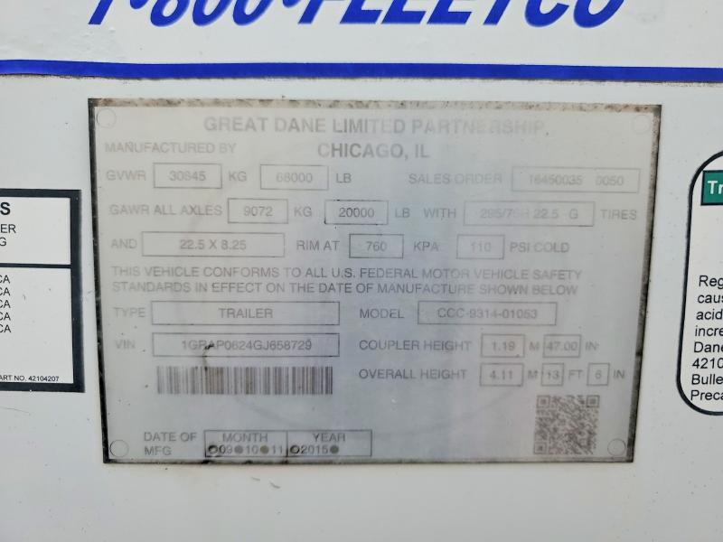 2016 Great Dane Trailer