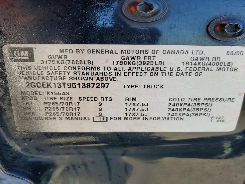 2005 Chevrolet Silverado K1500