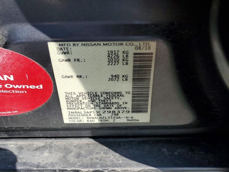 2018 Nissan Altima 2.5 sr