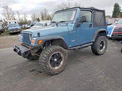 Jeep salvage cars for sale: 1998 Jeep Wrangler / tj se