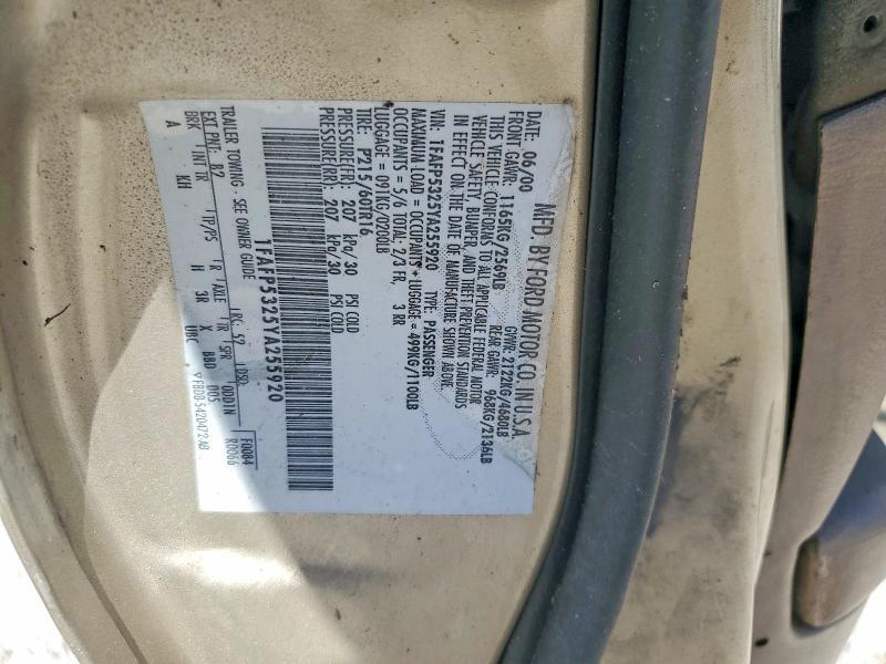 2000 Ford Taurus se