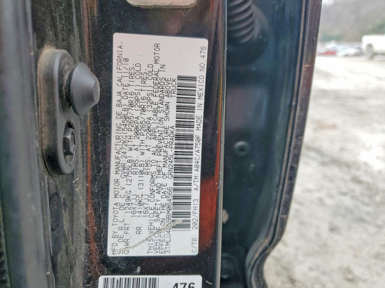 2011 Toyota Tacoma V6