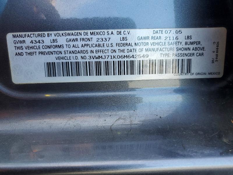 2006 Volkswagen Jetta 2.0t Option Package 2