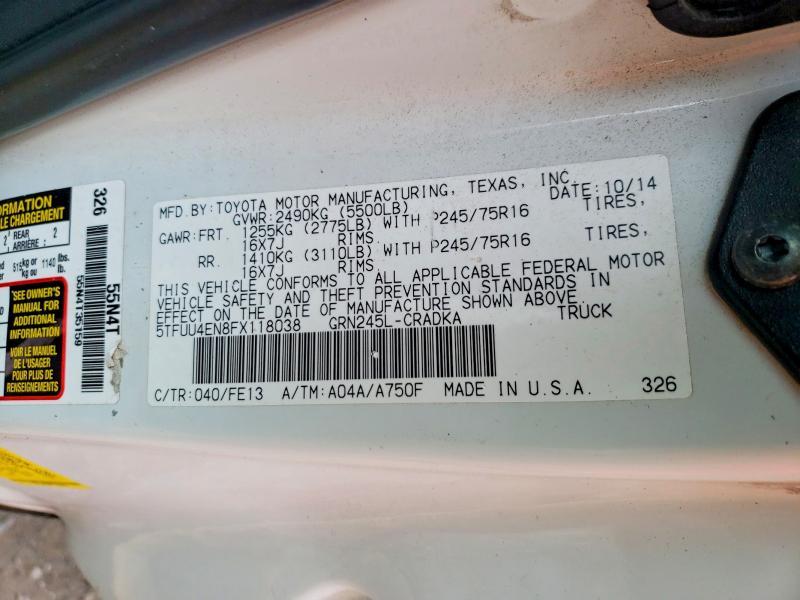 2015 Toyota Tacoma V6