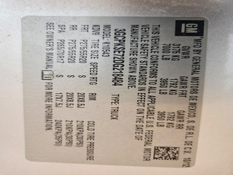 2013 Chevrolet Silverado K1500 LT