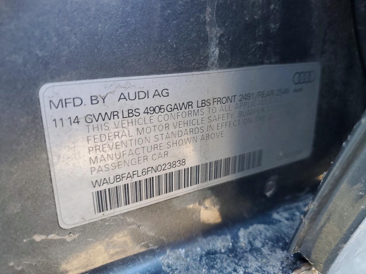 2015 Audi A4 Premium