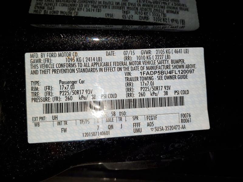 2015 Ford C-max sel