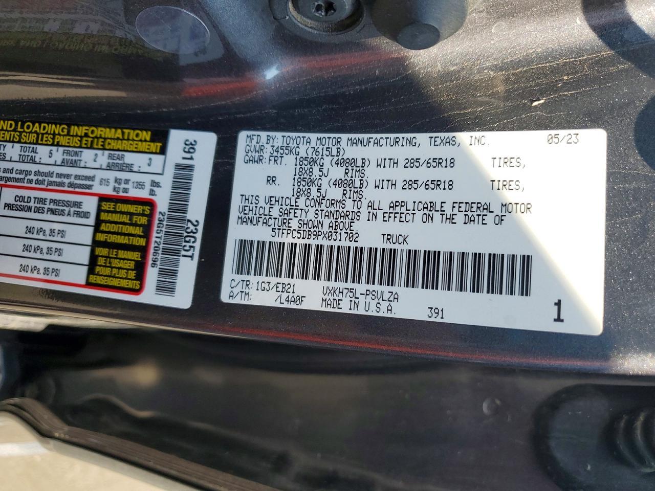 2023 Toyota Tundra TRD PRO HV