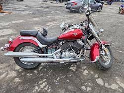 Salvage motorcycles for sale at Marlboro, NY auction: 2007 Yama XVS650
