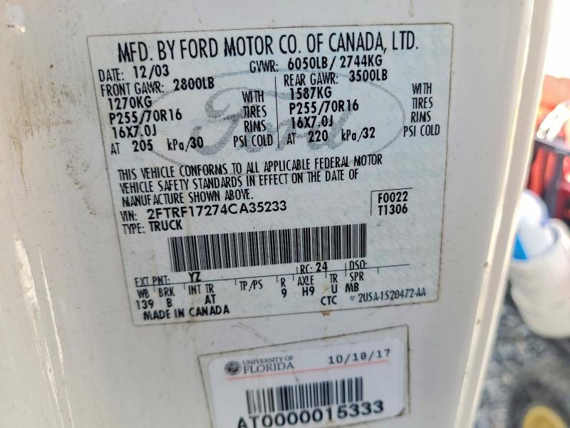 2004 Ford F-150 Heritage Classic