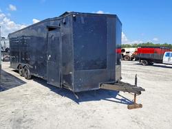 Salvage trucks for sale at Fort Pierce, FL auction: 2024 Rock Solid Carg O 8.5X24TA Enclosed Cargo Trailer