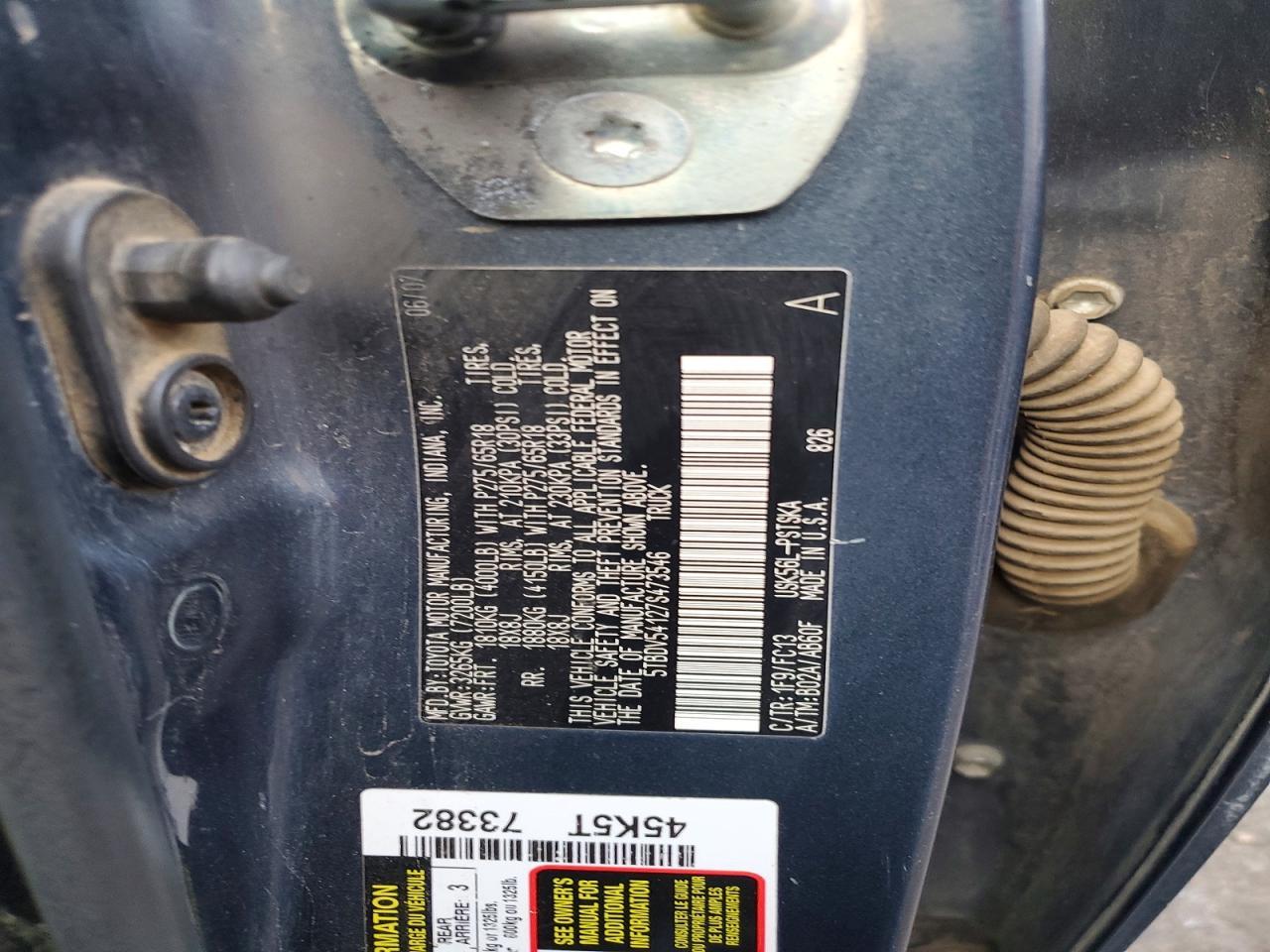 2007 Toyota Tundra SR5