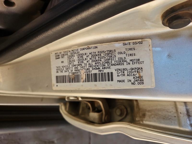 2002 Toyota 4runner SR5