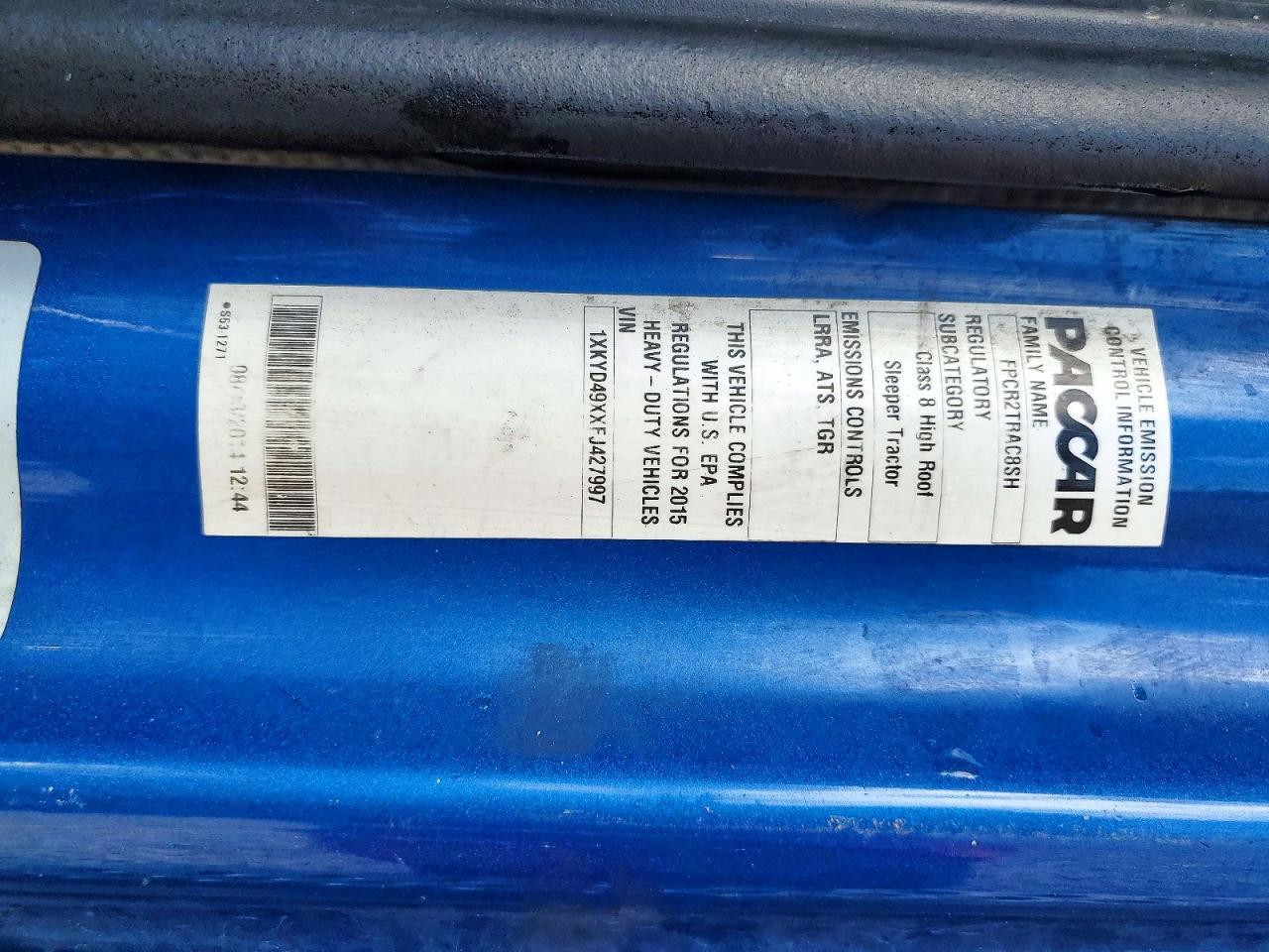 2015 Kenworth Construction T680