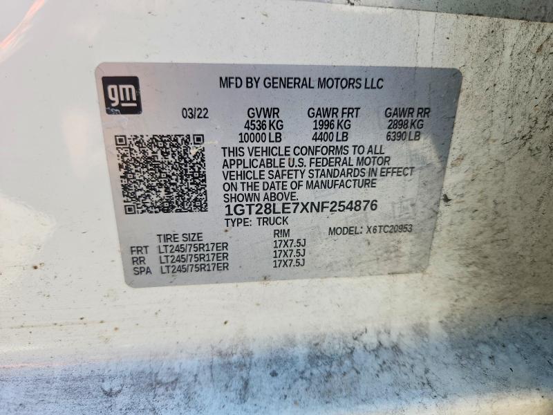 2022 GMC Sierra Utility / Service Truck