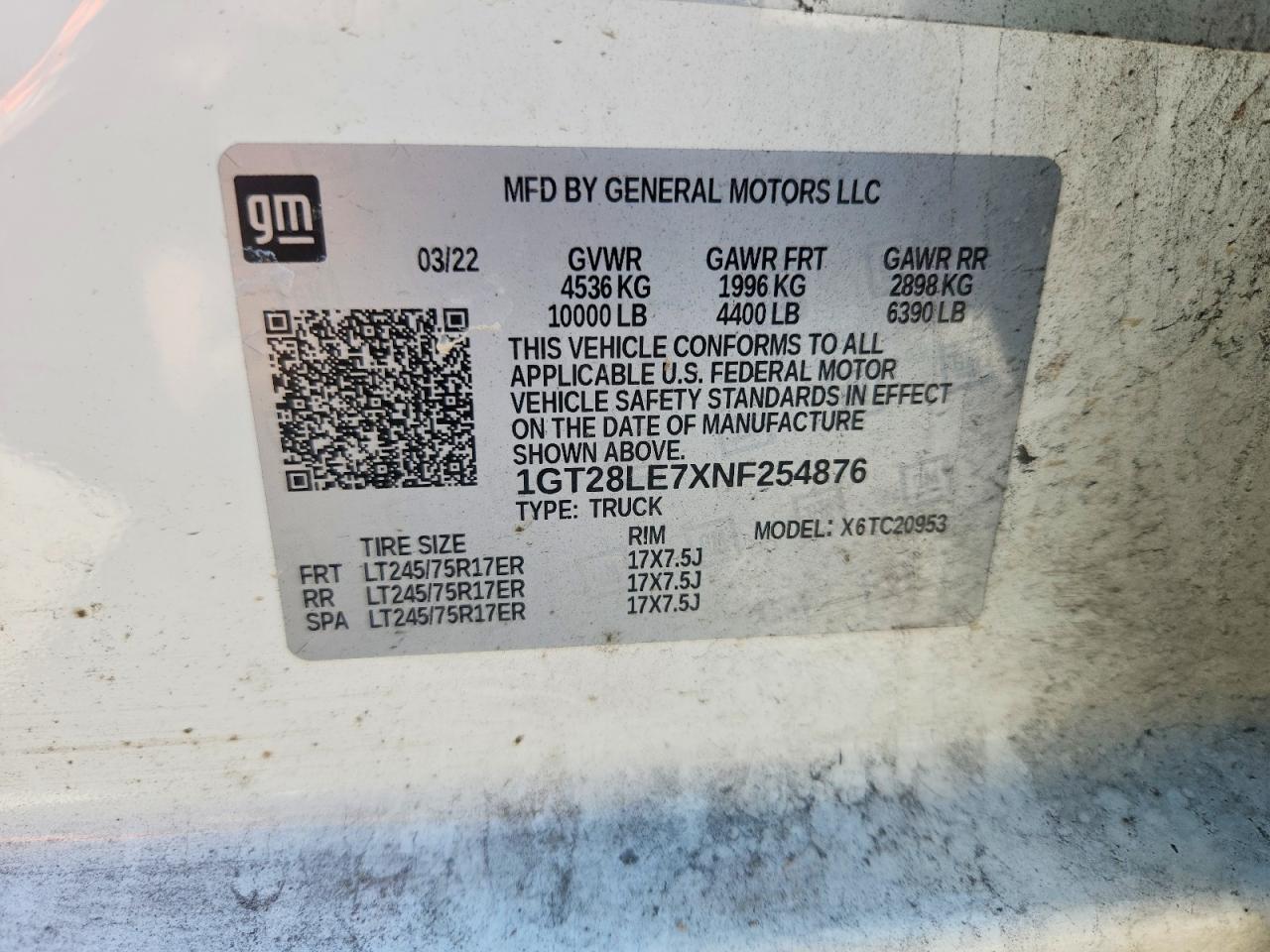 2022 GMC Sierra Utility / Service Truck