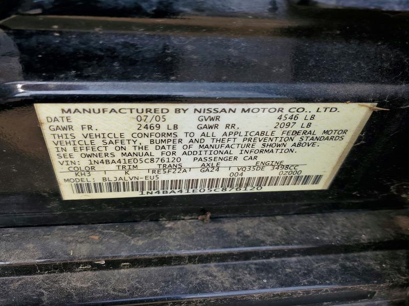 2005 Nissan Maxima 3.5 se