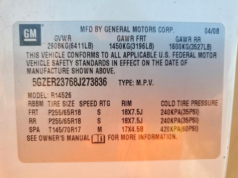 2008 Saturn Outlook xr