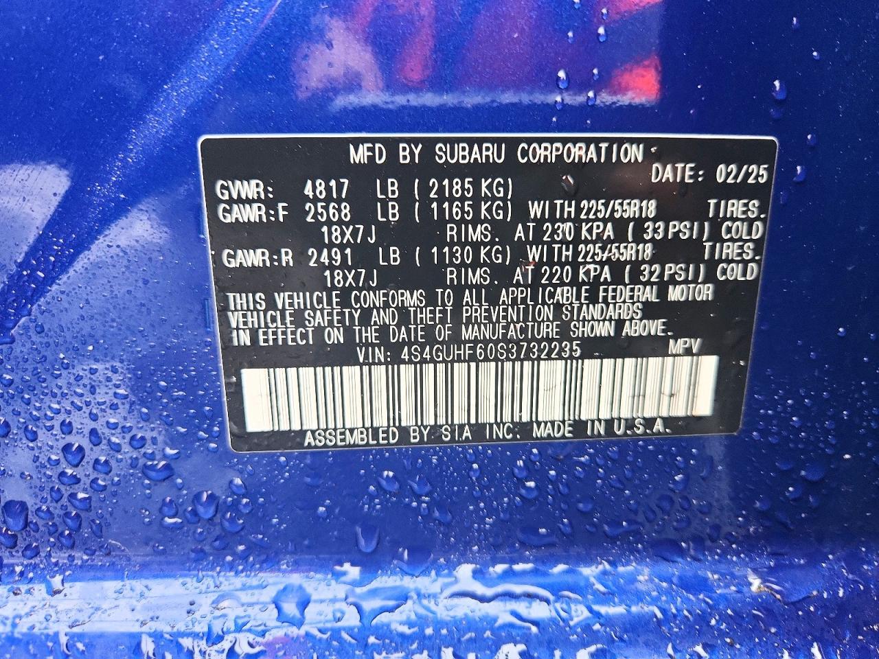2025 Subaru Crosstrek Sport