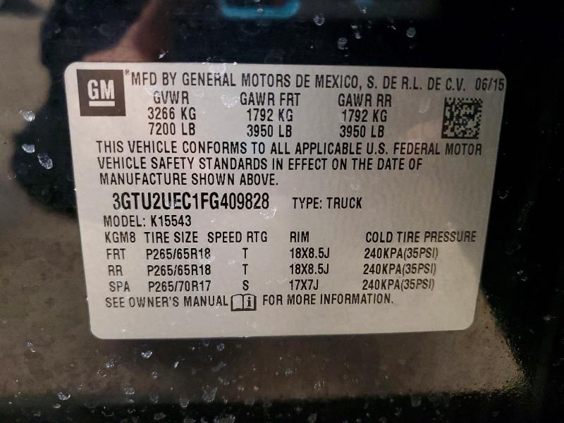 2015 GMC Sierra K1500 SLE