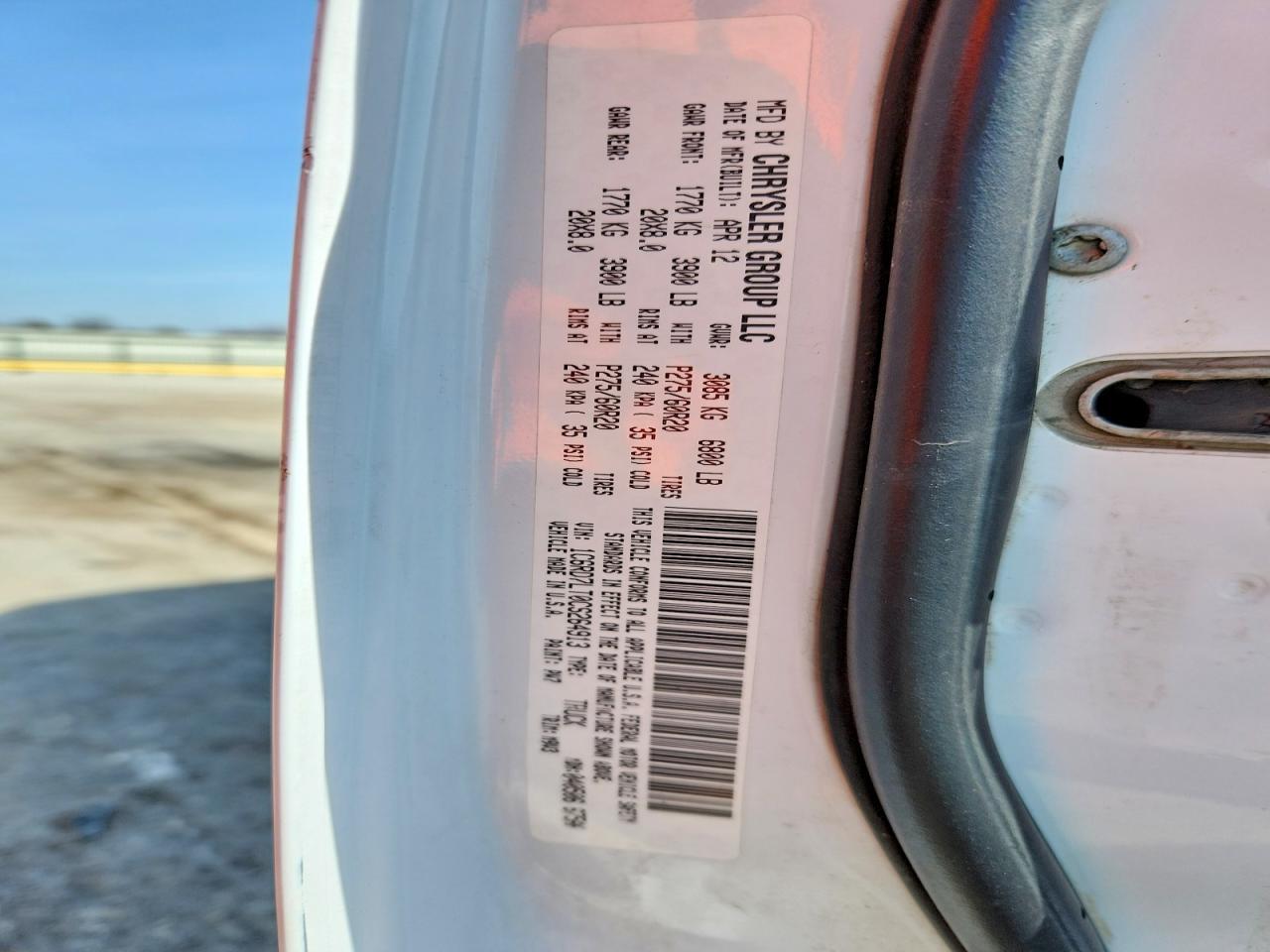 2012 Dodge RAM 1500 SLT