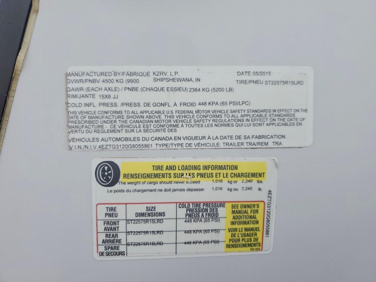 2016 KZ 2016 KZ MXT Camper