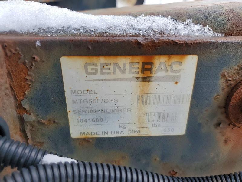 2010 Generac MTG55F/GPS Generation